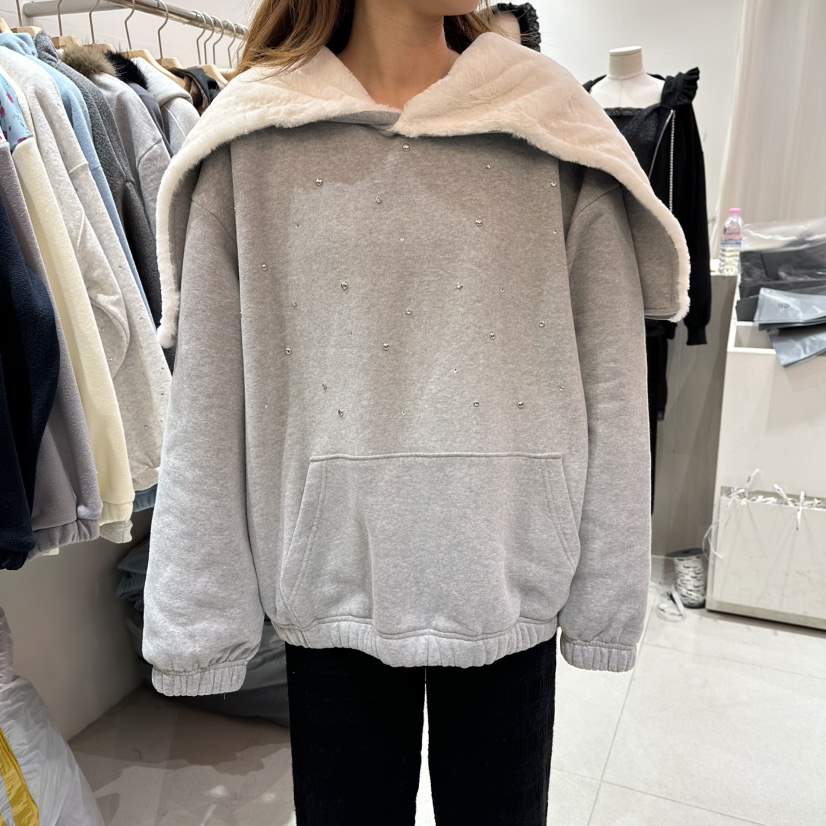 MINI UNNI東大門㊣實拍女裝新款熱賣推薦時尚職業人氣衛衣MINI UNNI衛衣