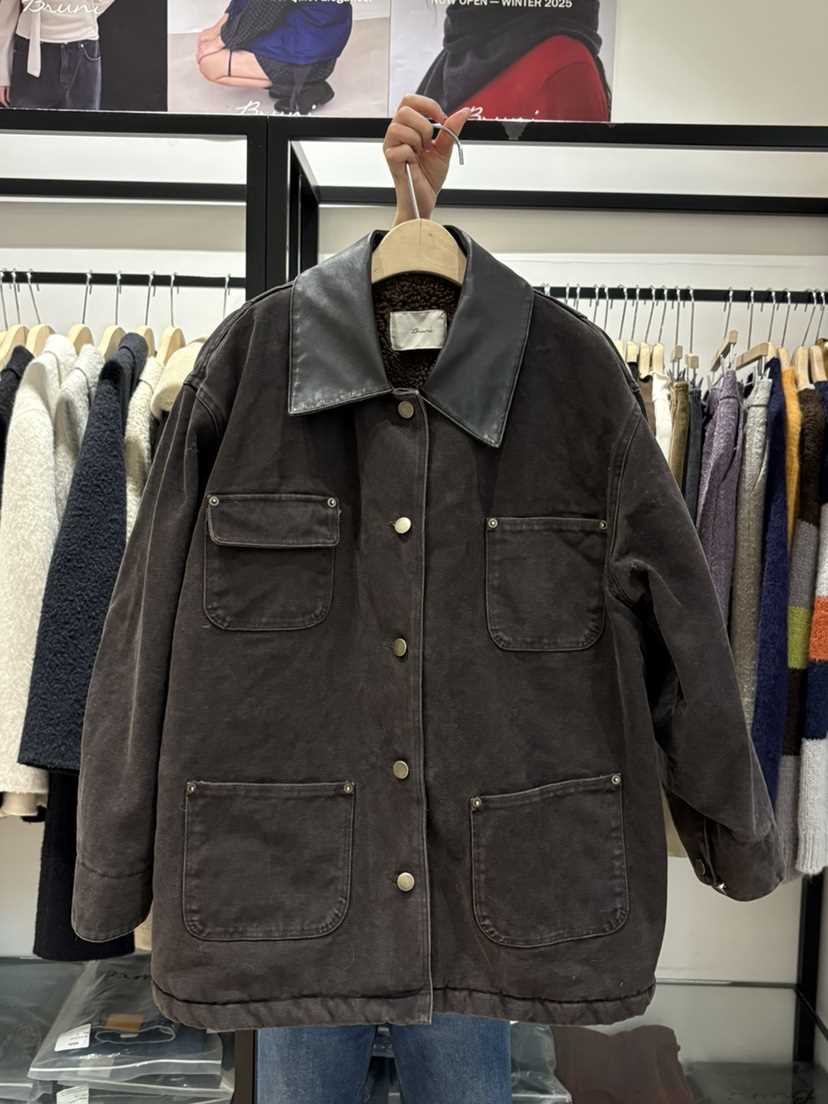 BRUNI/RICOTTA東大門㊣實拍女士新款人氣休閑25秋冬推薦夾克BRUNI/RICOTTA夾克