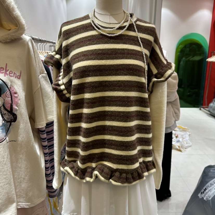 MINI UNNI韓國直郵㊣女裝新款真品職業人氣休閑熱賣25秋冬毛衣MINI UNNI毛衣