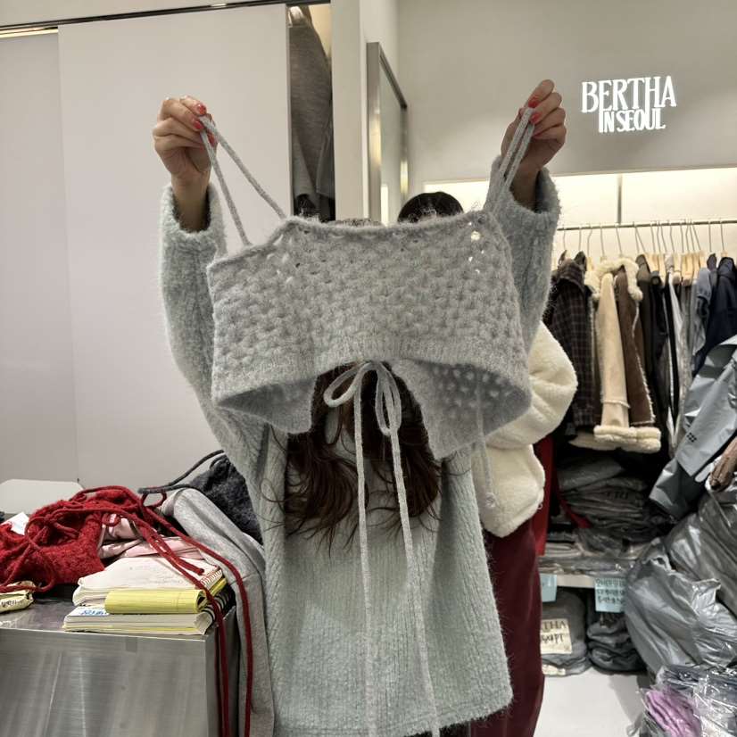 BERTHA韓國直郵㊣女裝新款真品推薦職業人氣時尚25秋冬吊帶背心BERTHA吊帶/背心