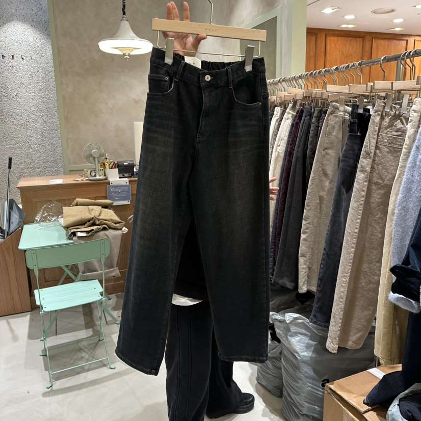 DELI JENNY韓國直郵㊣女士新款真品人氣熱賣職業休閑牛仔褲DELI JENNY牛仔褲