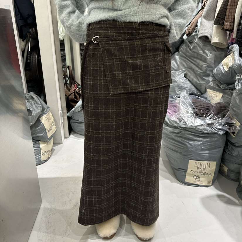 BERTHA東大門㊣實拍女裝新品時尚熱賣人氣休閑真品職業長裙BERTHA長裙