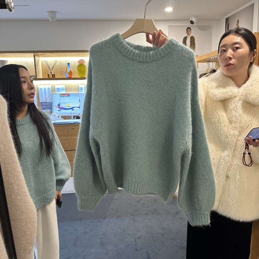 ROUNDER東大門㊣直郵女士新品推薦休閑熱賣時尚25秋冬人氣毛衣ROUNDER毛衣