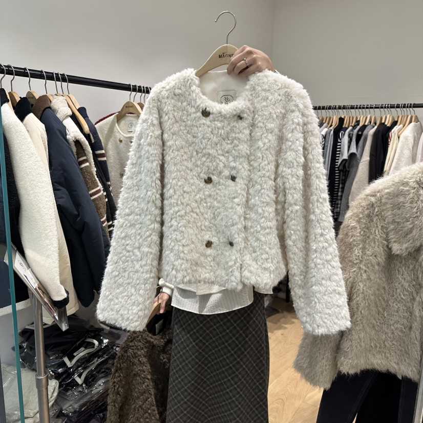 M.G.N韓國直郵㊣女士新品時尚人氣真品熱賣25秋冬短款大衣MAGNET短款大衣