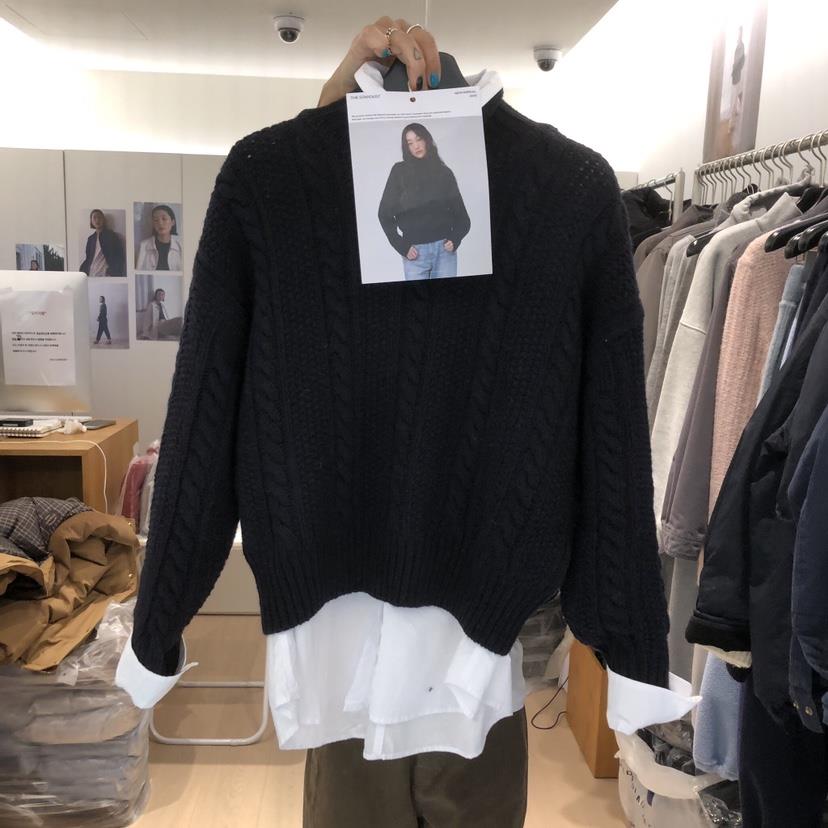 THE STARDUST東大門㊣實拍女裝新品推薦休閑毛衣不含內搭高領THE STARDUST毛衣