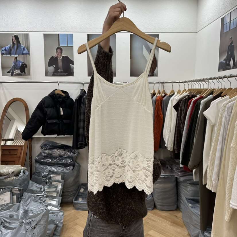 NOWHERE東大門㊣直郵女裝新品推薦熱賣時尚休閑人氣吊帶背心NOWHERE吊帶/背心