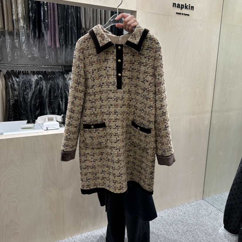 ANNA VERRY-P東大門㊣代購女士新款推薦25秋冬熱賣連衣裙ANNA VERRY-P連衣裙