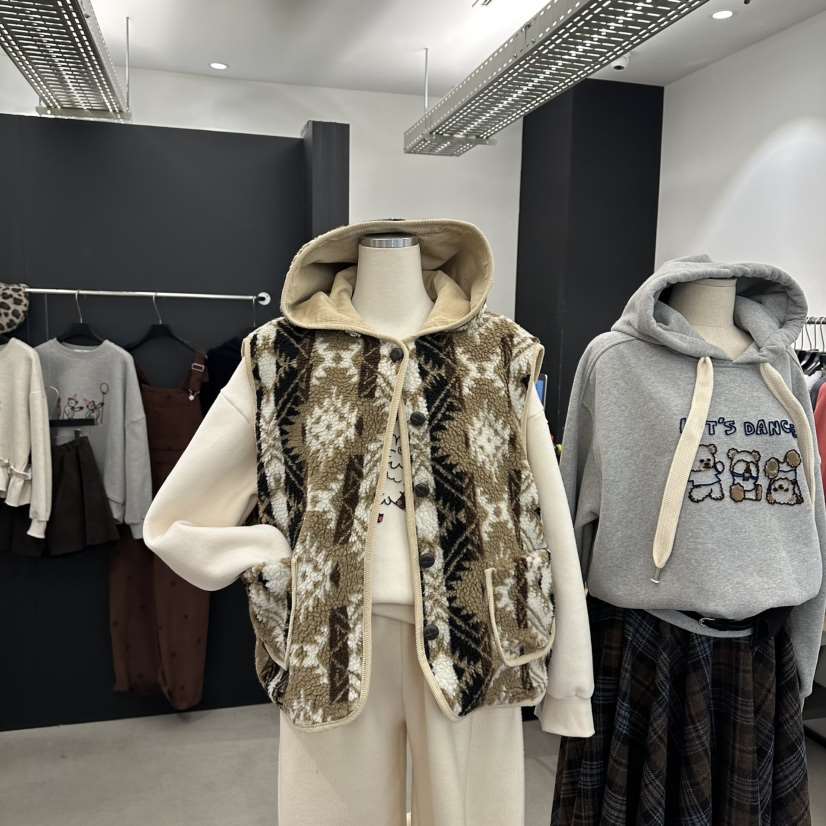 A.CES韓國直郵㊣女裝新品真品25秋冬休閑職業馬甲兩面穿雙面A.CES馬甲