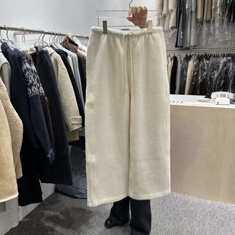 ANNA VERRY-P東大門㊣代購女士新款時尚休閑25秋冬休閑褲羊毛ANNA VERRY-P休閑褲