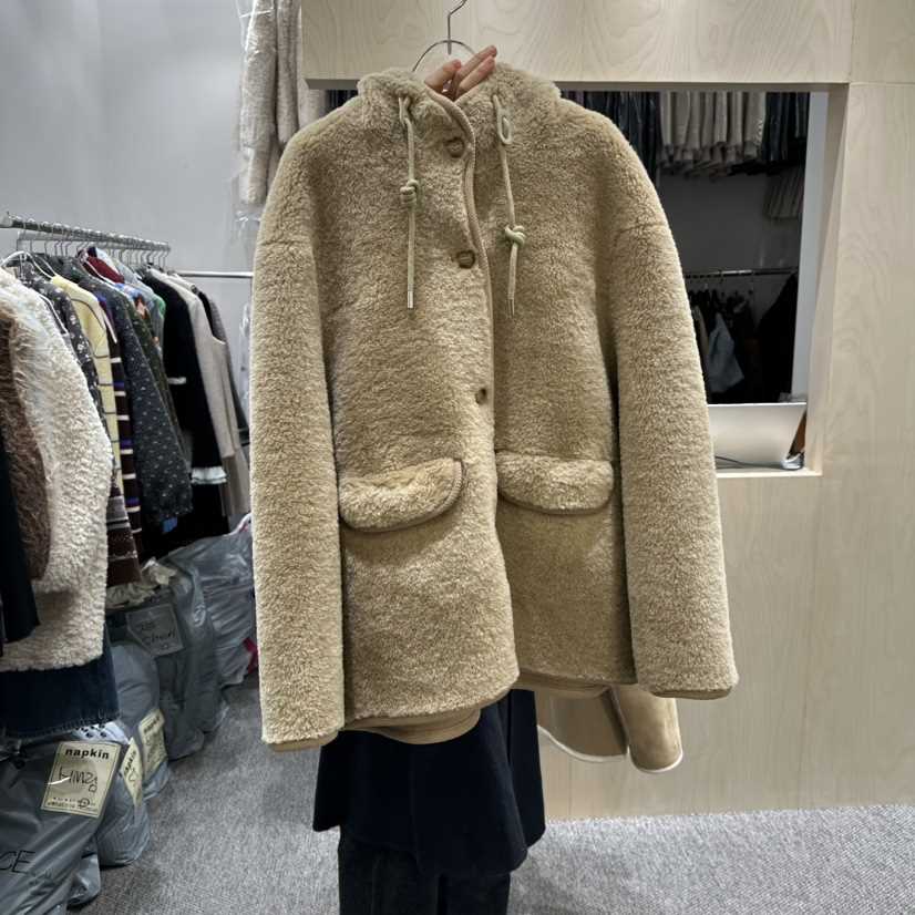 ANNA VERRY-P東大門㊣直郵女裝新品熱賣推薦25秋冬中長款大衣ANNA VERRY-P中長款大衣