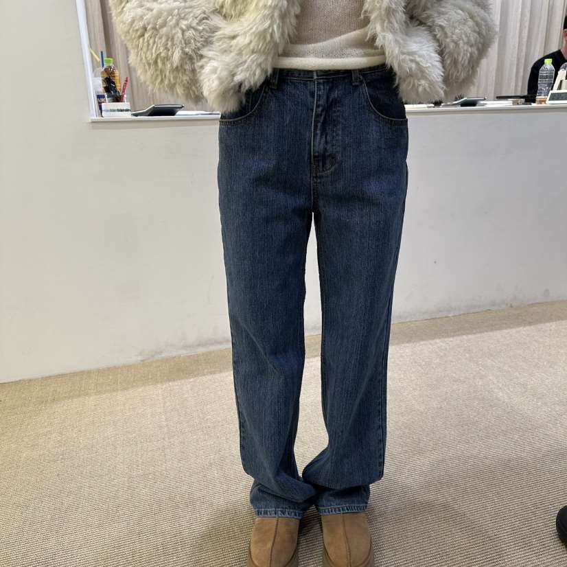 VEGETABLE東大門㊣代購女裝新款人氣熱賣25秋冬職業真品牛仔褲VEGETABLE牛仔褲