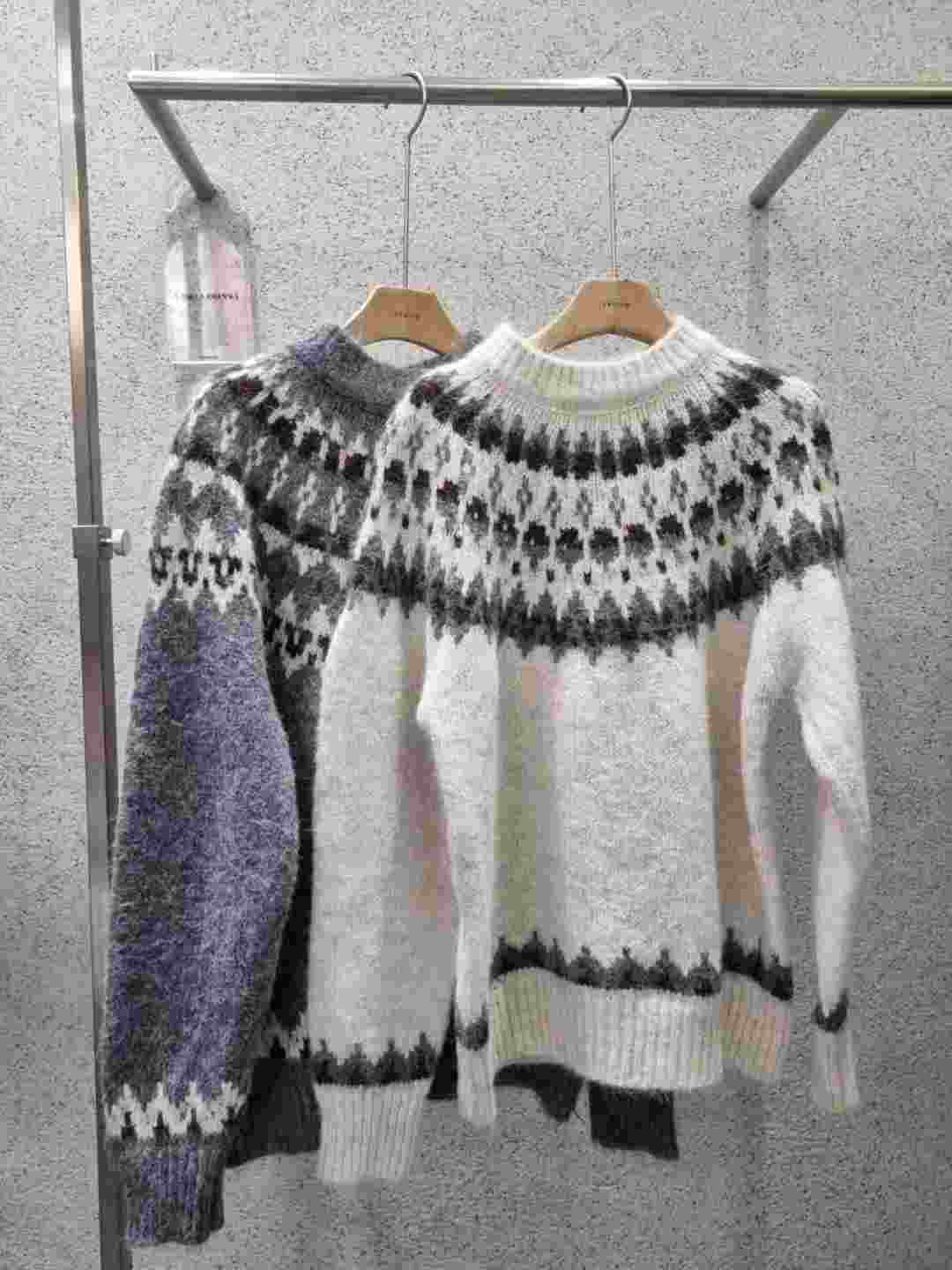 EROOM韓國代購㊣女士新品25秋冬推薦時尚真品熱賣人氣休閑毛衣EROOM毛衣