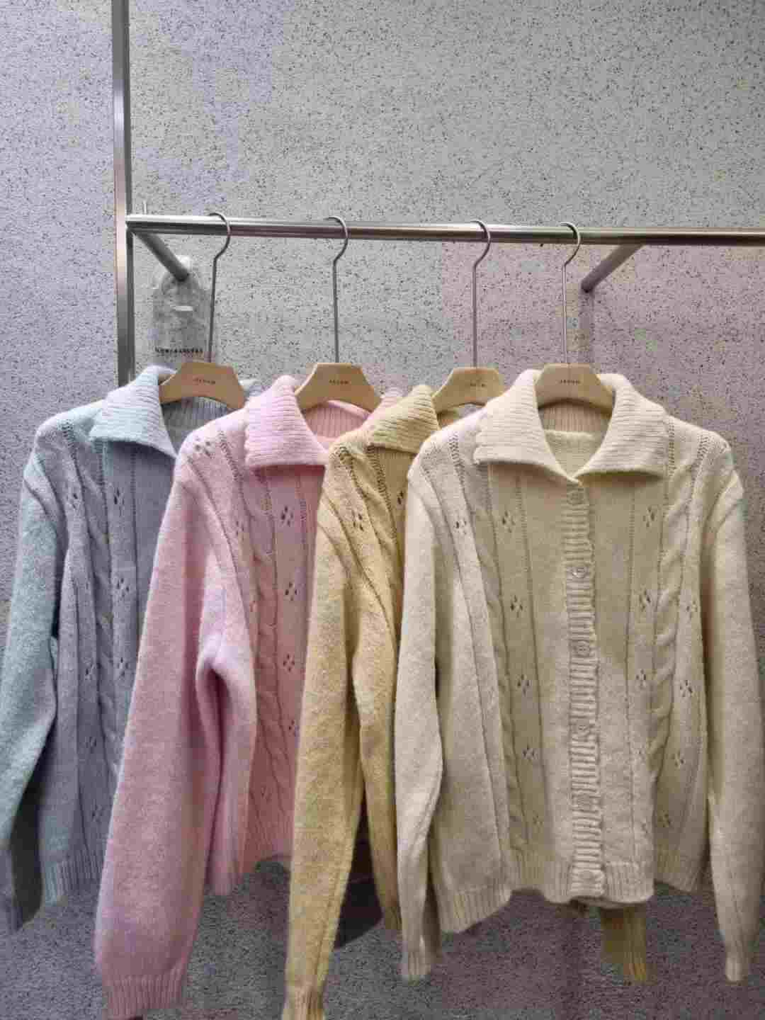 EROOM韓國代購㊣女士新品休閑時尚職業推薦25秋冬人氣針織衫EROOM針織衫