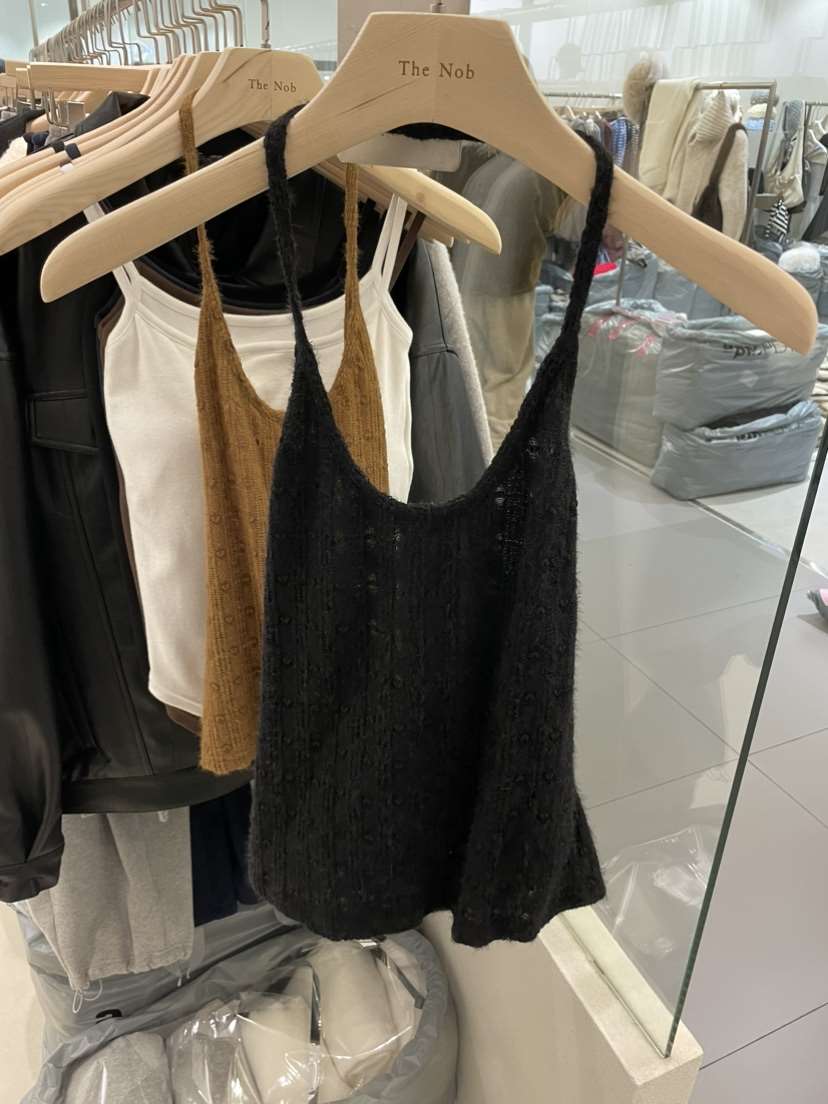 NOB韓國直郵㊣女裝新款休閑職業真品25秋冬推薦人氣吊帶背心NOB吊帶/背心
