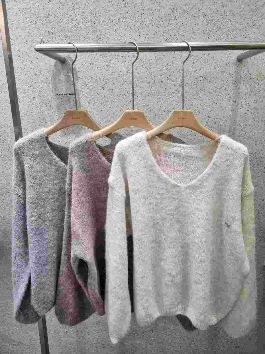 EROOM東大門㊣直郵女士新品休閑熱賣時尚真品人氣25秋冬針織衫EROOM針織衫