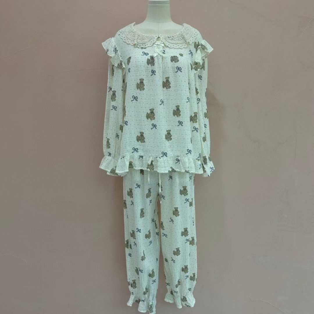 VICTORIA-P東大門㊣實拍女裝新品職業休閑人氣25秋冬熱賣睡衣VICTORIA睡衣