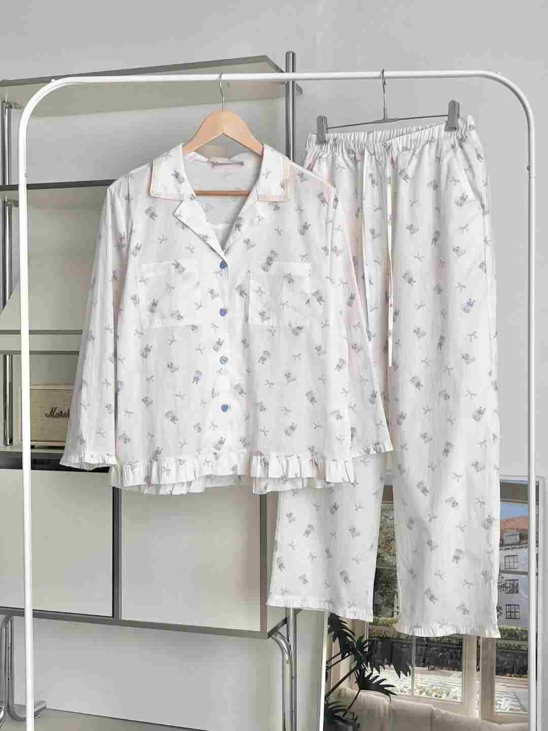 VICTORIA-P韓國直郵㊣女裝新品熱賣真品25秋冬休閑人氣睡衣VICTORIA睡衣