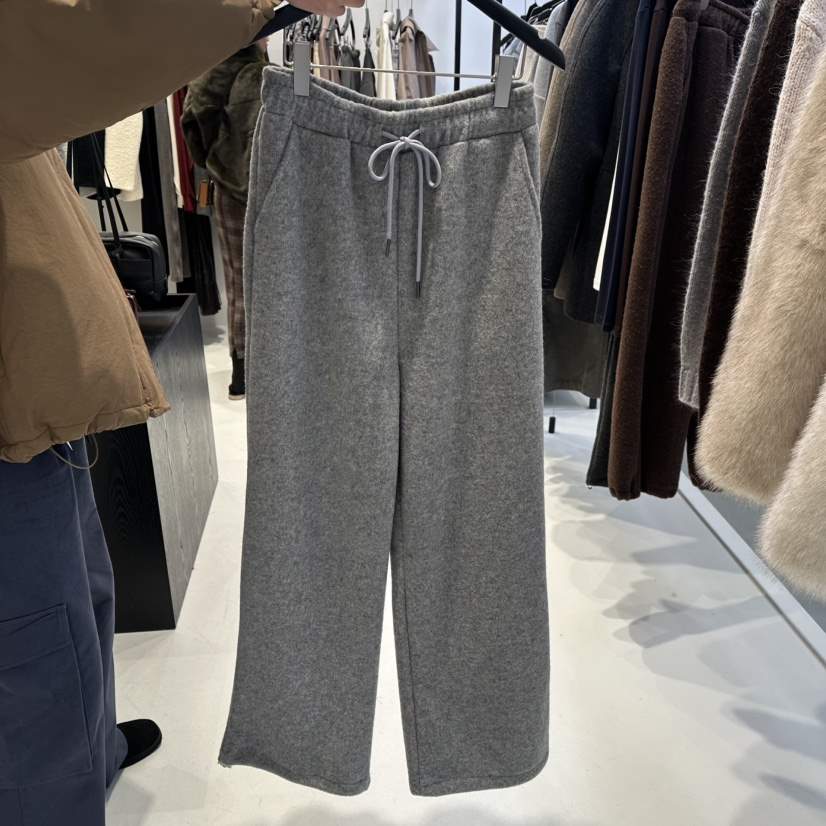 OSOO東大門㊣代購女裝新款時尚熱賣25秋冬真品人氣休閑褲羊毛OSOO休閑褲