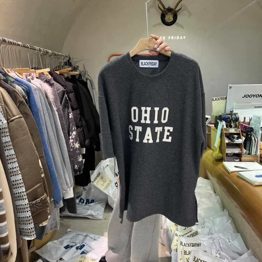 BLACKFRIDAY東大門㊣代購女士新款時尚熱賣推薦人氣25秋冬T恤BLACK FRIDAYT恤