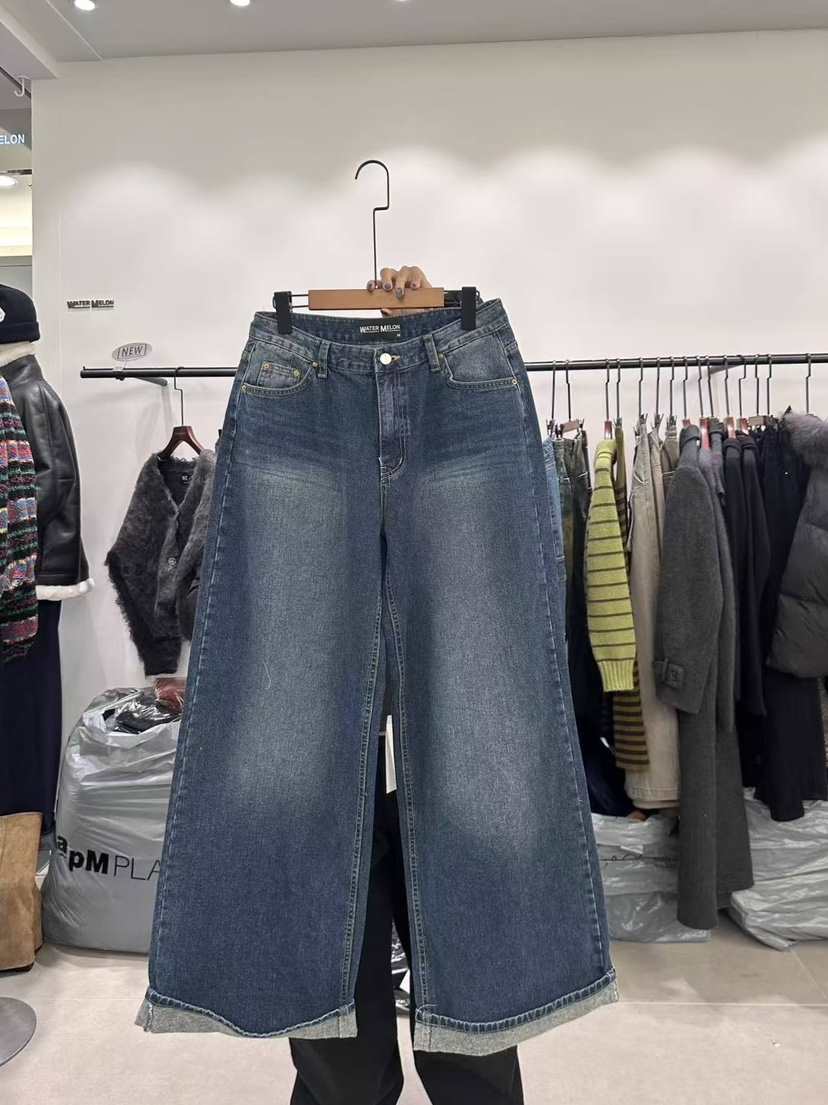 WATERMELON東大門㊣實拍女士新款推薦真品人氣休閑時尚牛仔褲WATER MELON牛仔褲