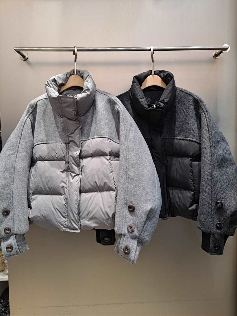 THE SIL東大門㊣代購女士新款休閑人氣真品短款羽絨服高領絨THE SIL/1 2ILLY短款羽絨服