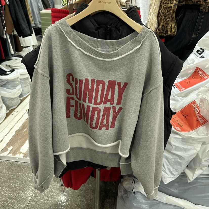 ABBEYLEE韓國代購㊣女士新款職業人氣真品熱賣時尚衛衣加絨ABBEYLEE衛衣