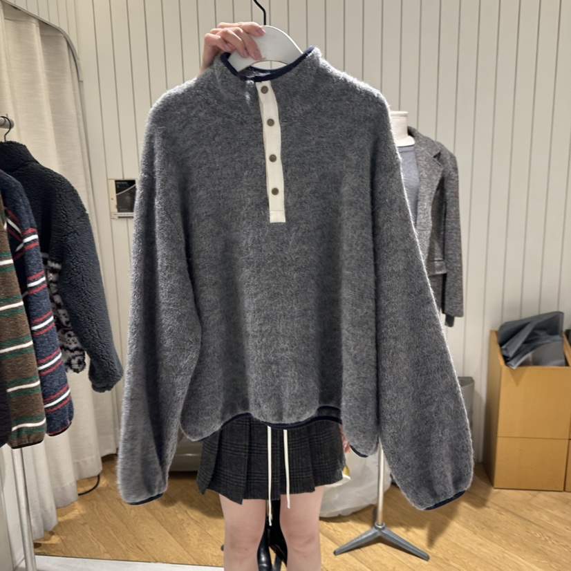 GRADE韓國代購㊣女裝新款熱賣人氣25秋冬真品職業休閑衛衣柔軟GRADE衛衣