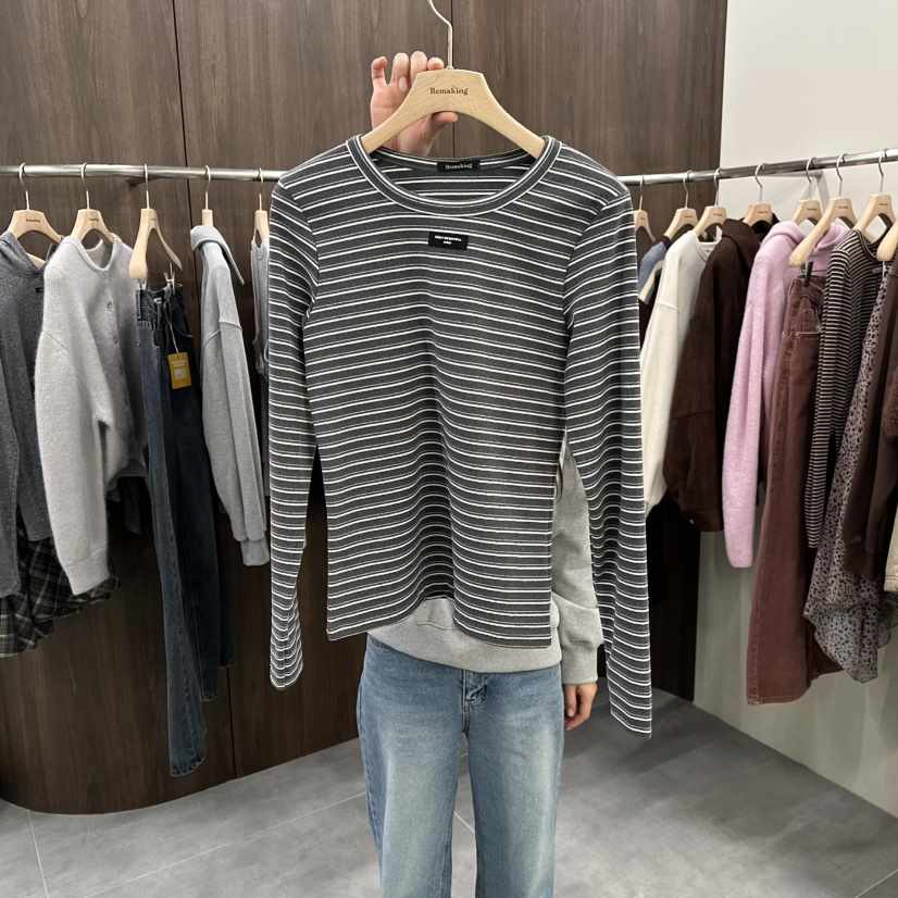 URBANSTORY/REMAKING東大門㊣直郵女士新款時尚熱賣長袖T恤Remaking/URBANSTORY長袖T恤