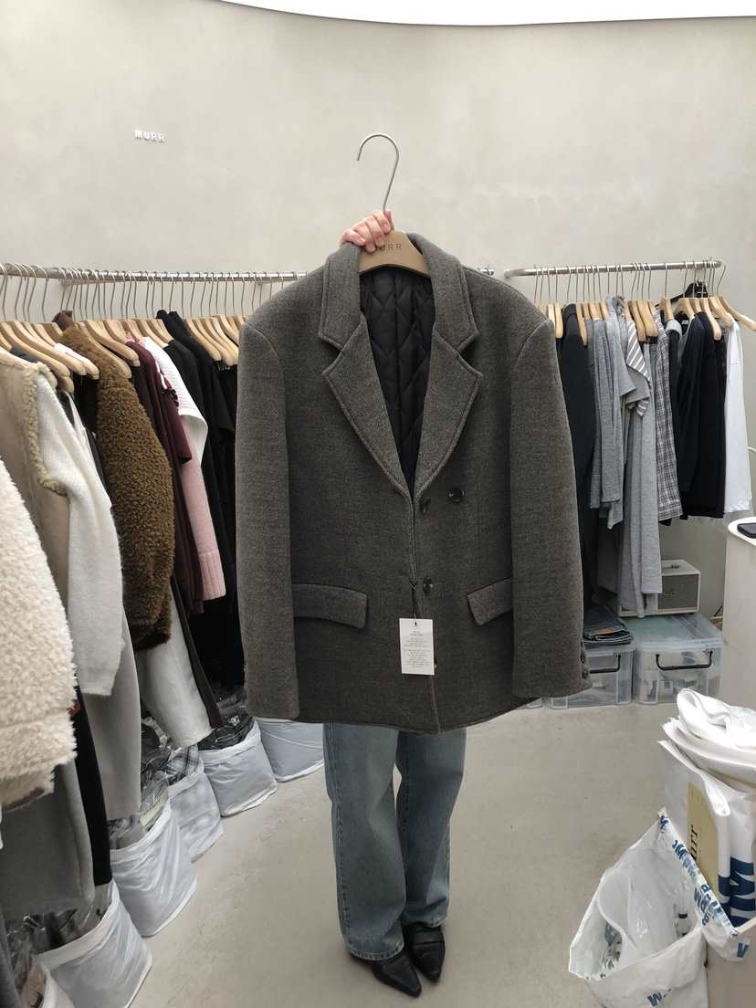 MURR東大門㊣實拍女士新款職業休閑真品25秋冬熱賣夾克羊毛MURR夾克