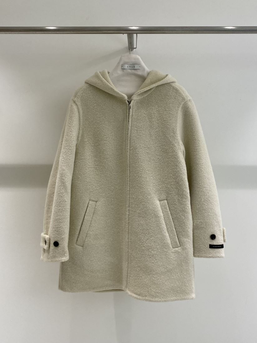 1968韓國直郵㊣女裝新品時尚推薦休閑夾克連帽拉鏈衫手工羊毛1968/YEOUYA夾克