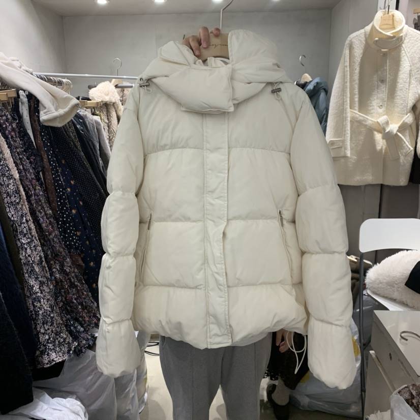 LOGROAD東大門㊣直郵女士新品休閑熱賣人氣短款羽絨服連帽鴨絨LOG ROAD短款羽絨服