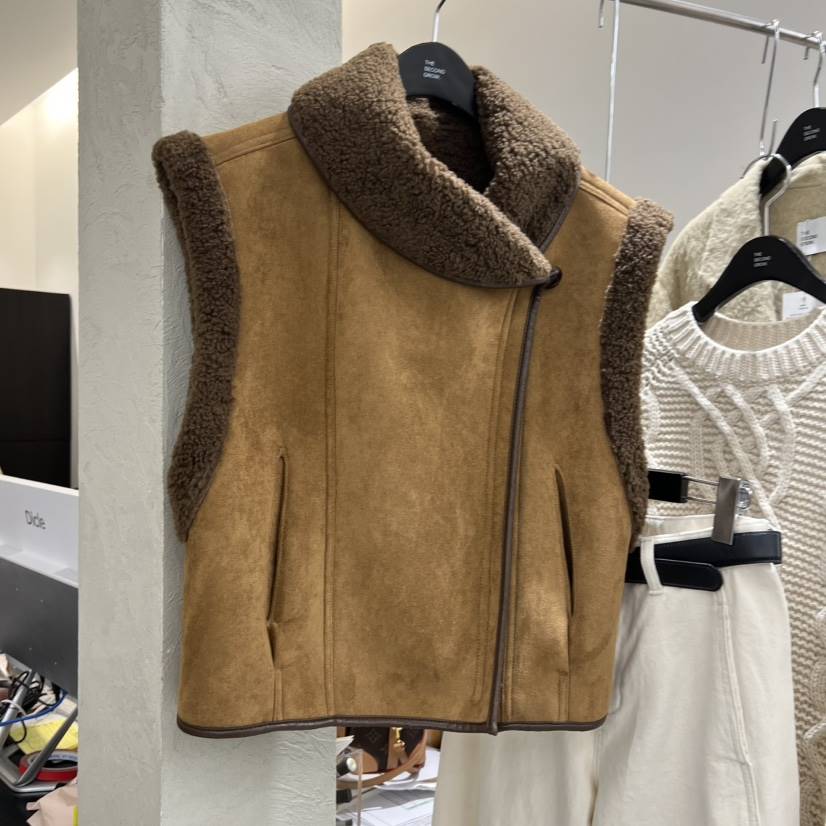 THE SECOND GROW東大門㊣直郵女裝新款25秋冬真品時尚馬甲THE SECOND GROW馬甲