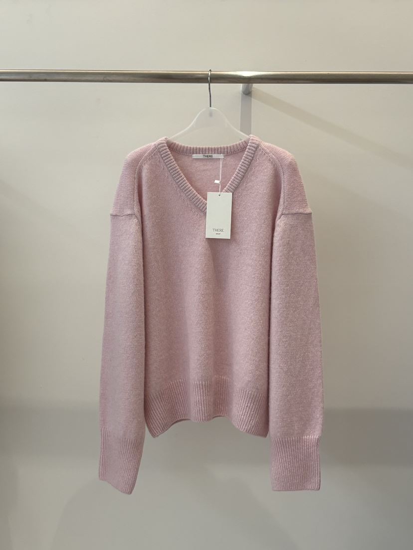 THERE韓國直郵㊣女士新品推薦休閑時尚25秋冬職業人氣針織衫THERE針織衫