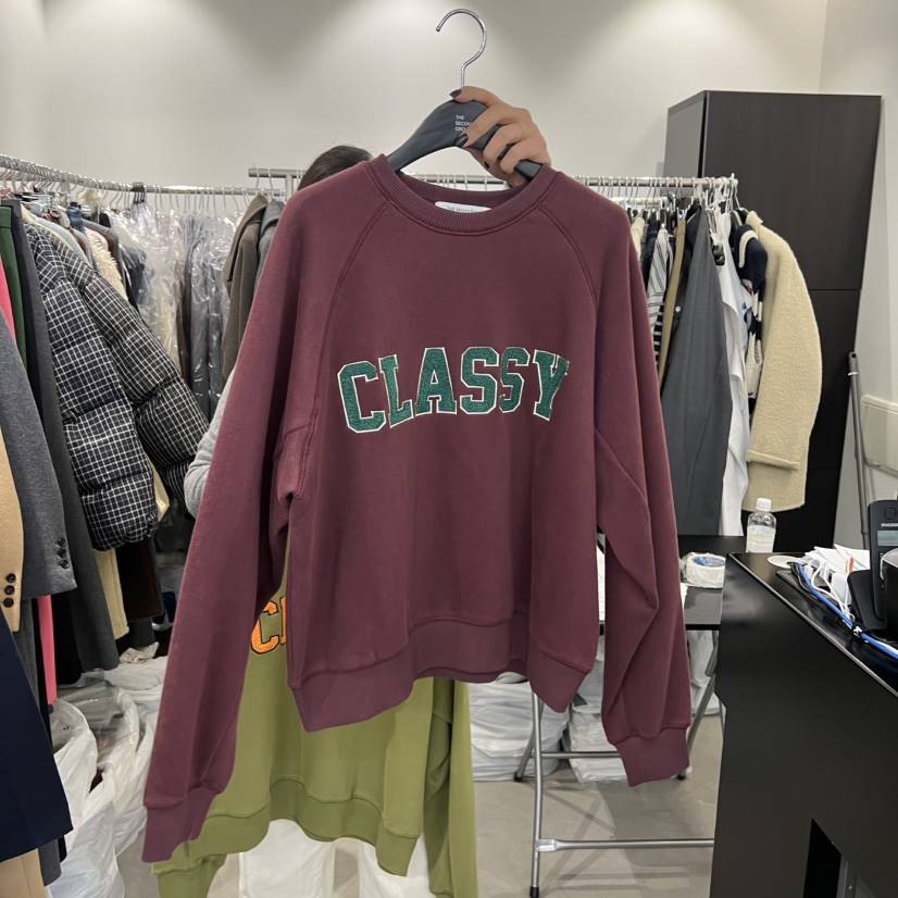 THE SECOND GROW韓國直郵㊣女裝新款時尚推薦25秋冬衛衣加絨THE SECOND GROW衛衣