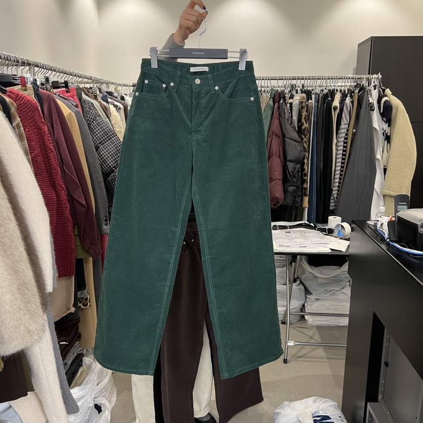 THE SECOND GROW東大門㊣代購女裝新品人氣休閑休閑褲燈芯絨THE SECOND GROW休閑褲