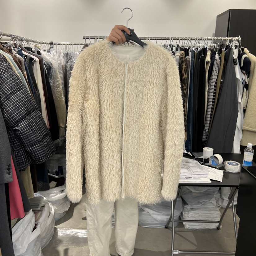 THE SECOND GROW東大門㊣實拍女裝新款休閑職業25秋冬短款大衣THE SECOND GROW短款大衣