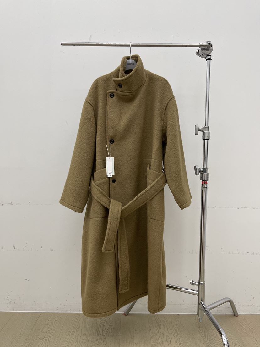 ATMOSPHERE東大門㊣直郵女士新款真品熱賣中長款大衣羊毛高領ATMOSPHERE/BLING中長款大衣