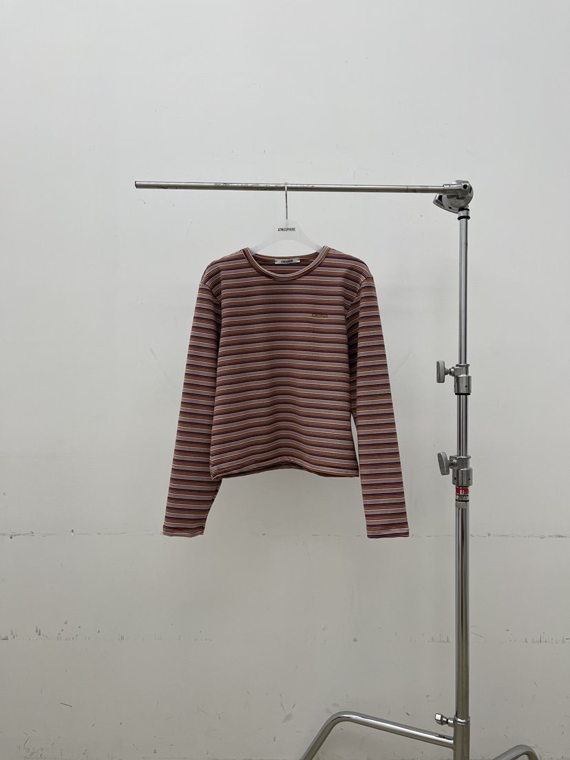 ATMOSPHERE東大門㊣實拍女士新品熱賣推薦職業人氣真品長袖T恤ATMOSPHERE/BLING長袖T恤