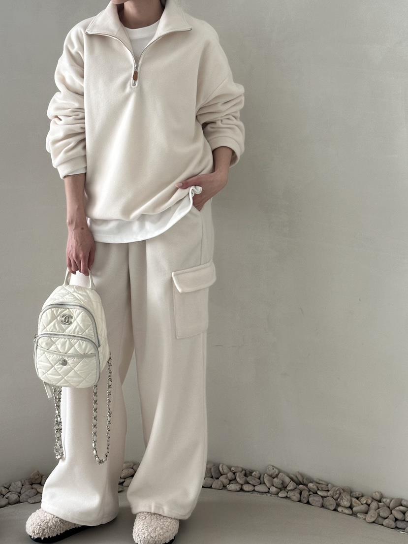 DEMAR東大門㊣直郵女裝新款25秋冬人氣推薦休閑真品休閑褲抓絨DEMAR休閑褲