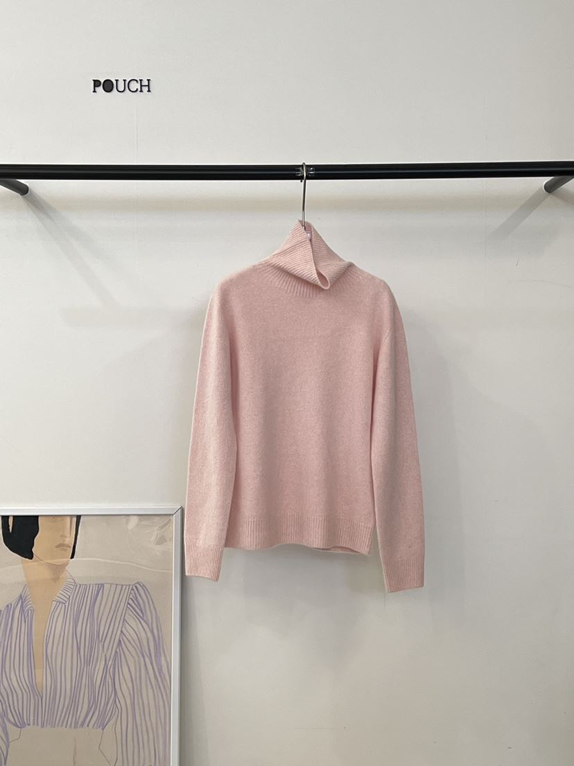 POUCH東大門㊣實拍女士新品休閑25秋冬真品熱賣時尚職業針織衫POUCH針織衫