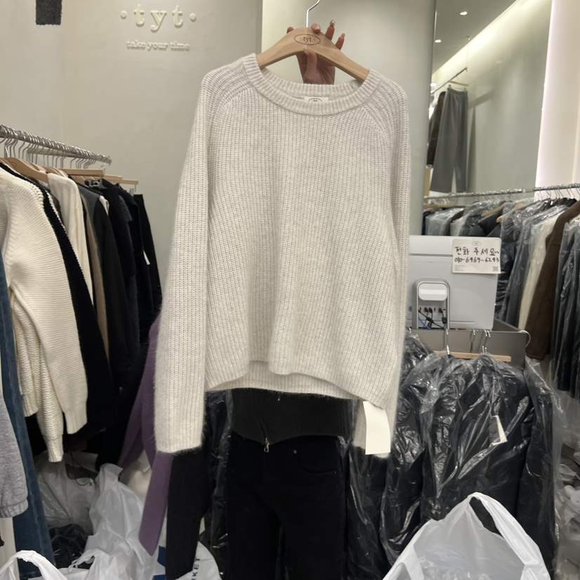 TAKE YOUE TIME韓國直郵㊣女裝新品真品職業25秋冬毛衣浣熊TAKE YOUE TIME毛衣