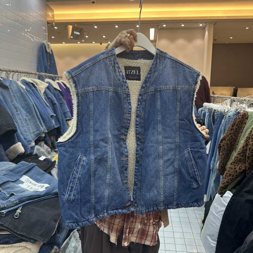ITZEL韓國代購㊣女裝新款熱賣職業推薦時尚25秋冬休閑真品馬甲ITZEL馬甲