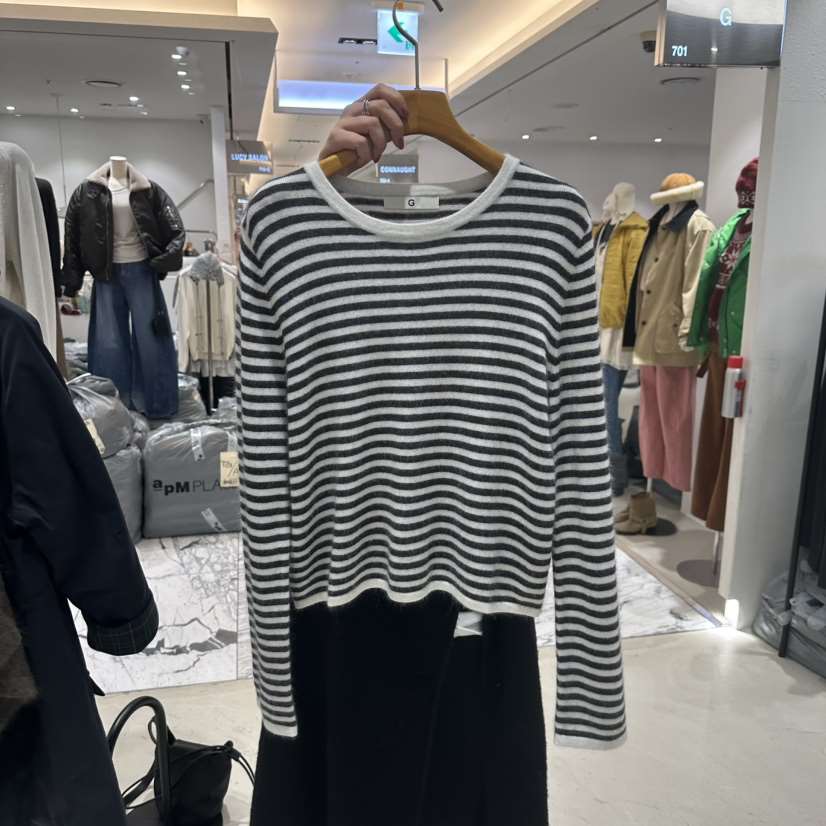 TREND SELLER/G韓國直郵㊣女裝新款25秋冬推薦針織衫浣熊G/TREND SELLER針織衫