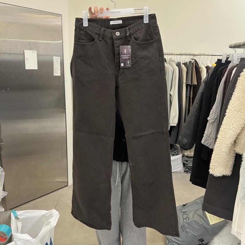 PORTS MOSS韓國直郵㊣女裝新款時尚25秋冬休閑人氣熱賣牛仔褲PORTS MOSS牛仔褲