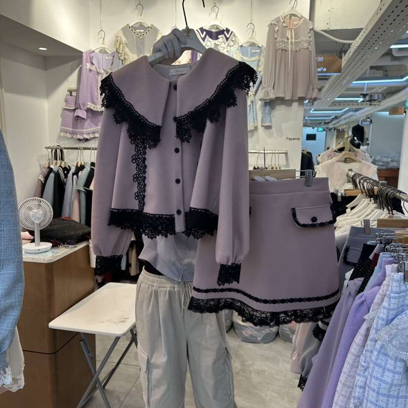 PAPA東大門㊣代購女士新品熱賣推薦時尚職業休閑套裝兩件套PaPa/HALMADE套裝