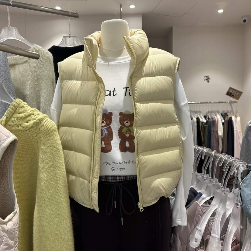 MIMME東大門㊣實拍女士新品休閑人氣推薦職業時尚25秋冬馬甲絨MIMME馬甲