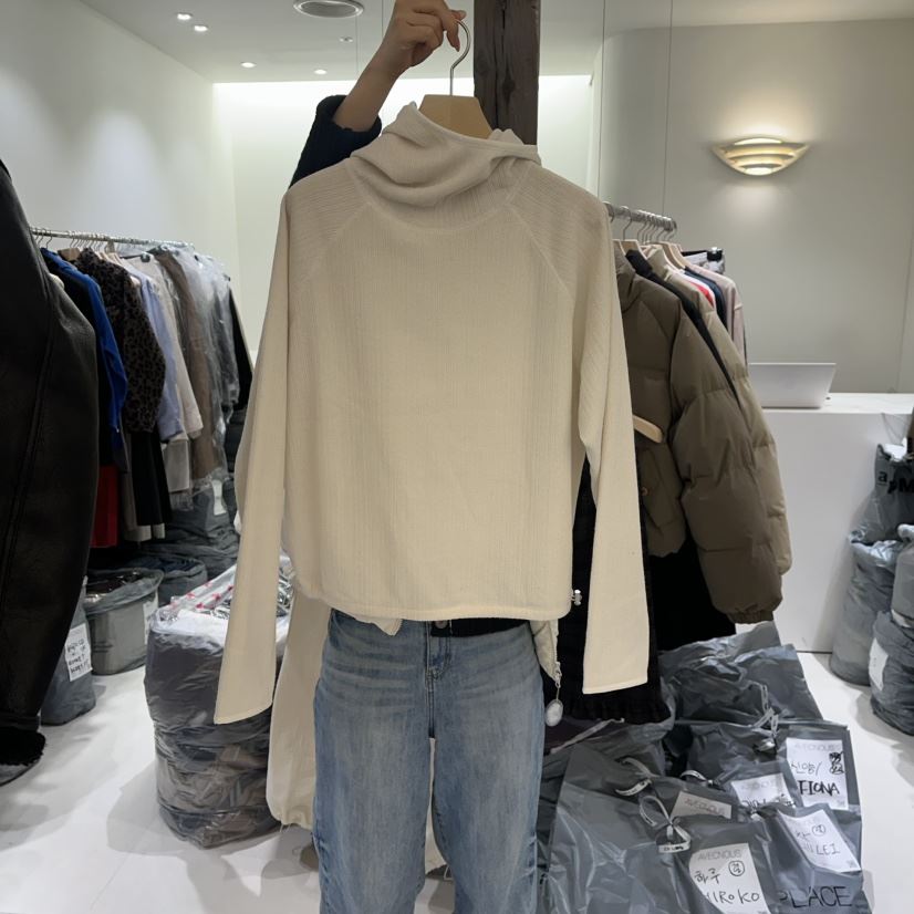 AVECNOUS東大門㊣直郵女裝新款職業人氣熱賣休閑25秋冬針織衫AVECNOUS針織衫