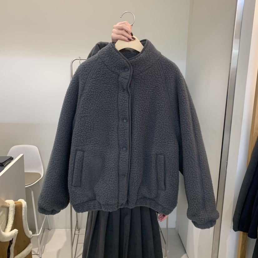 OUTRENE東大門㊣代購女裝新品職業時尚休閑25秋冬人氣夾克棉OUTRENE夾克