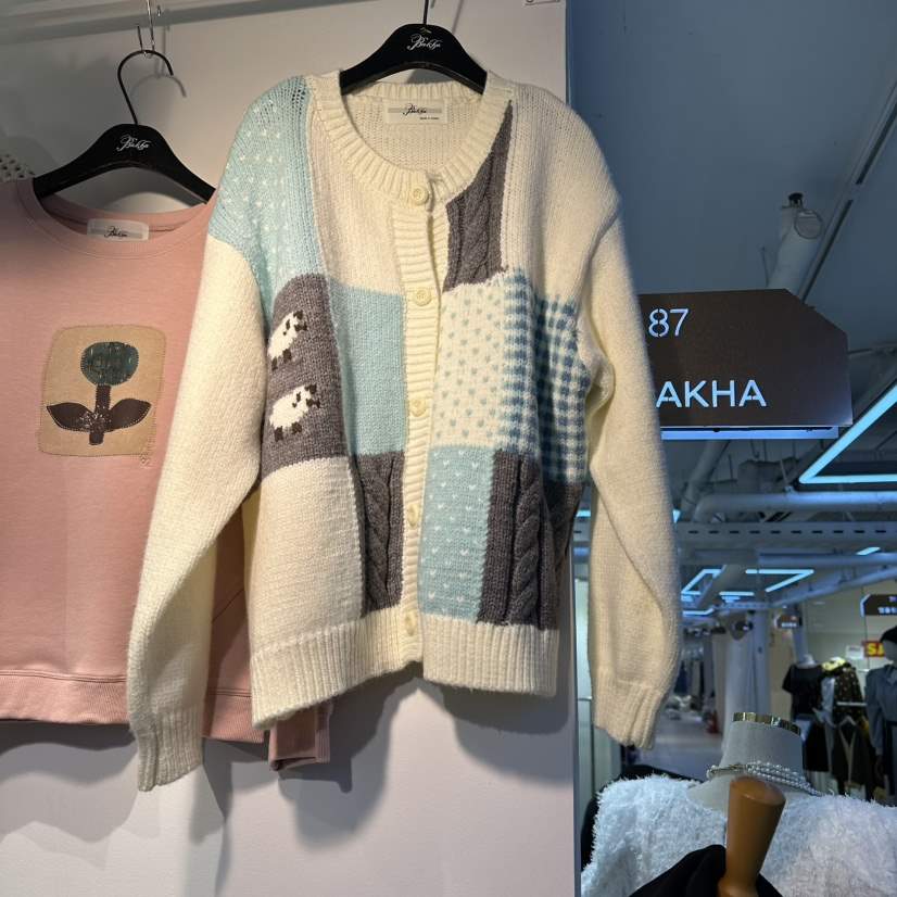 BAKHA-衣服韓國代購㊣女士新款職業熱賣休閑人氣時尚25秋冬毛衣BAKHA毛衣