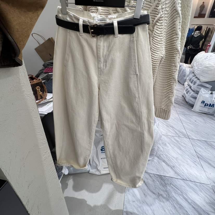 THE SECOND GROW韓國直郵㊣女裝新款休閑職業休閑褲不含腰帶THE SECOND GROW休閑褲